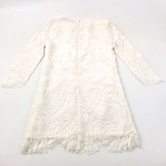 LOVERS + FRIENDS | White Lace Tassel Mini Dress XS - Picture 12 of 12